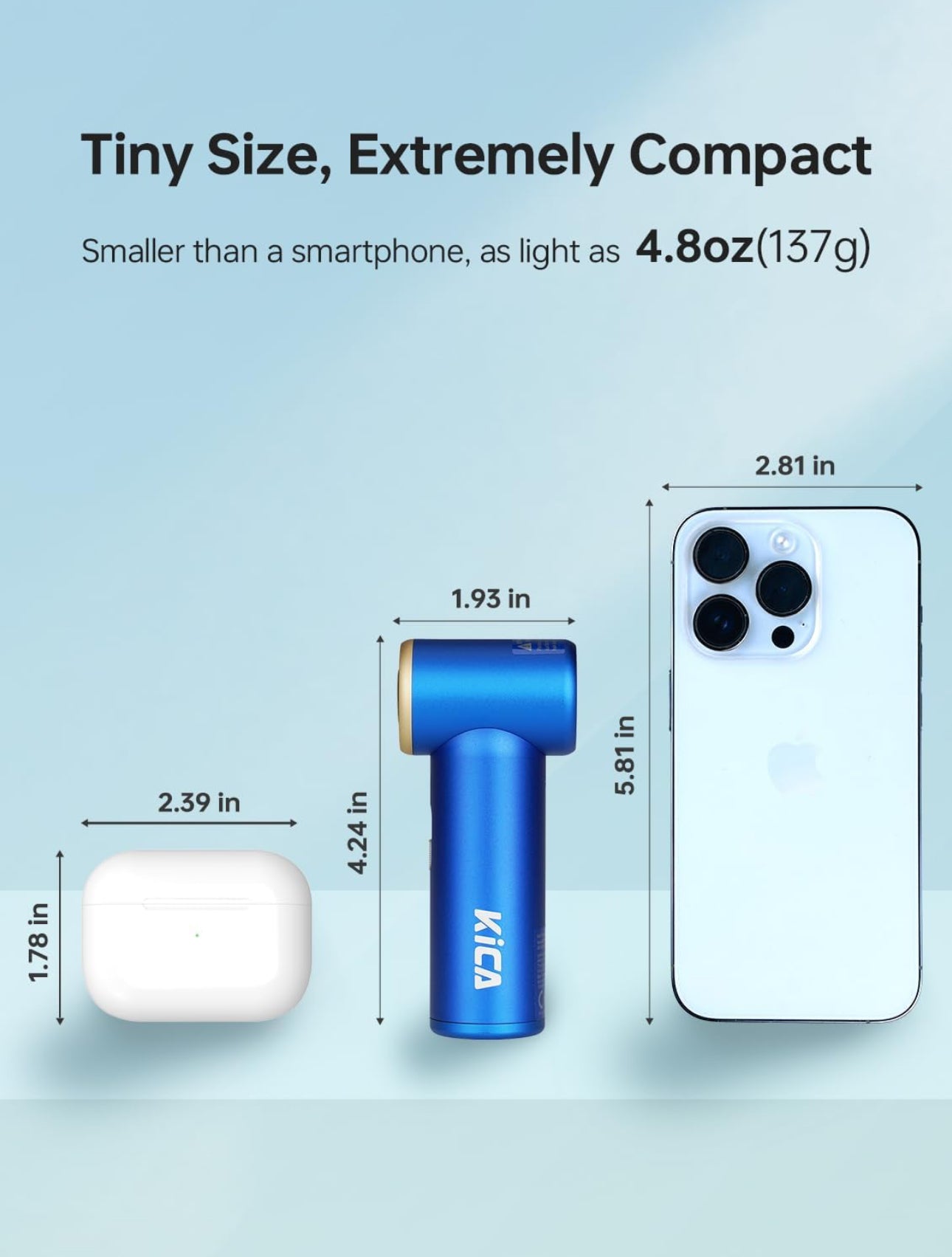 Kica portable jet fan mini